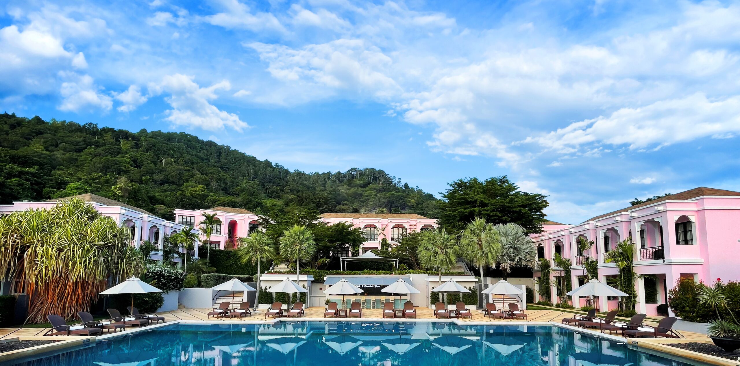 Luxury resort infinity pool Thailand