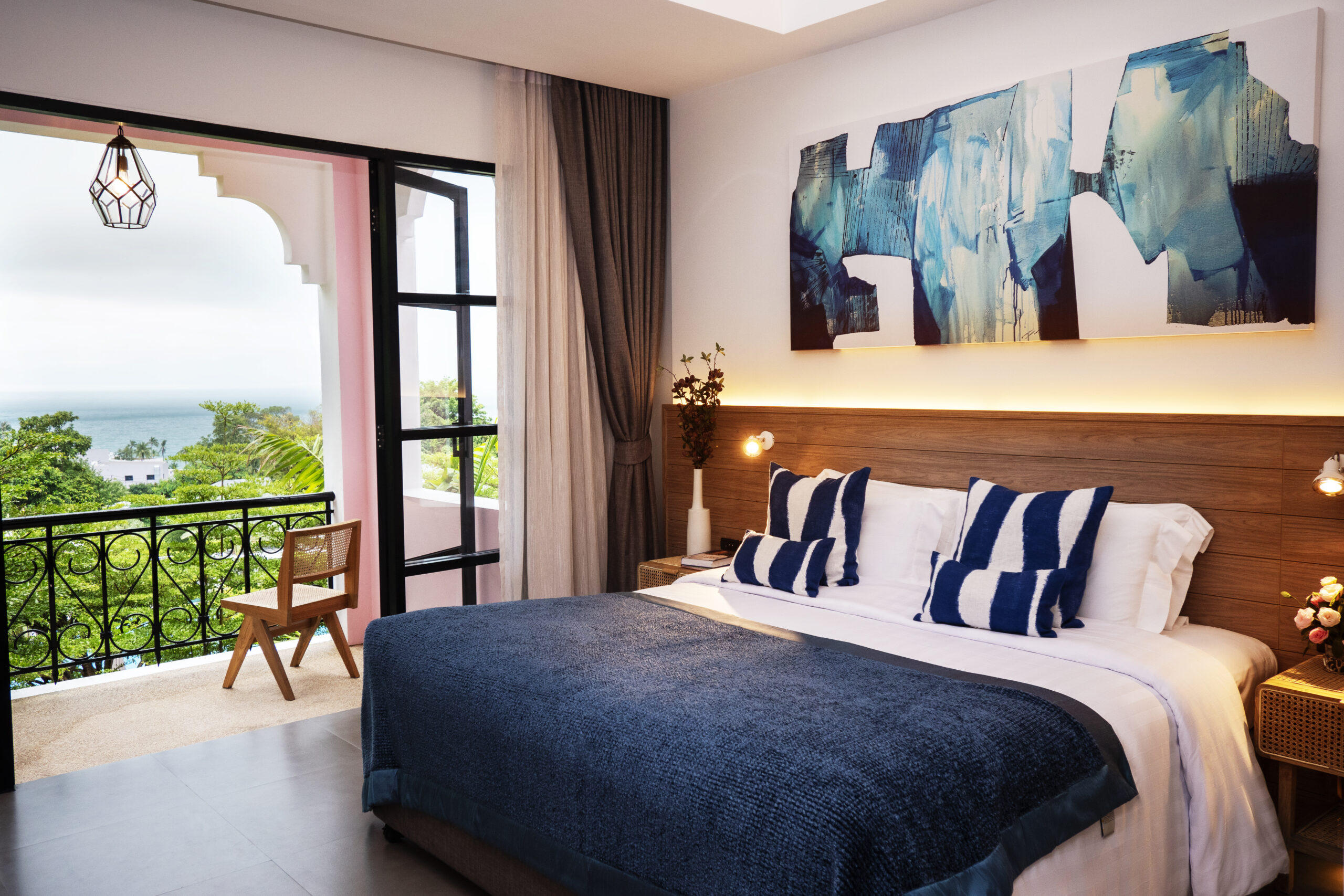 Elegant private sanctuary room with serene interiors